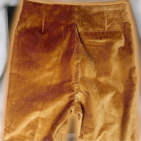 NWT Frame Denim ‘Pintuck Corduroy Trousers’ in “Camel” Size 0 - Picture 10 of 16